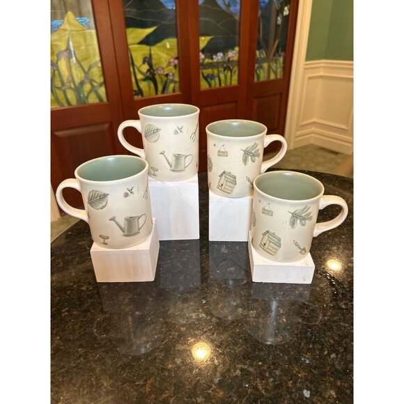 Pfaltzgraff Naturewood Stoneware Coffee Mugs. - Picture 7 of 9